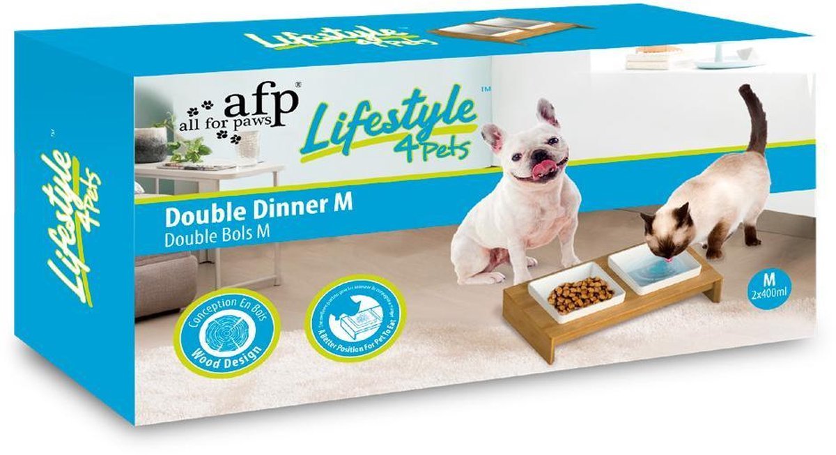 Double Dinner Voerbak freeshipping - The Pupper Club